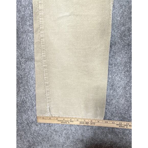 Tommy Hilfiger Jeans Corduroy Pants Womens Size 6 Tan Cotton Pockets Bootcut Y2K - Picture 11 of 12